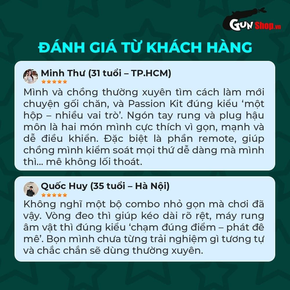 Bộ dụng cụ 4 món kích thích Shelly Play Passion Kit