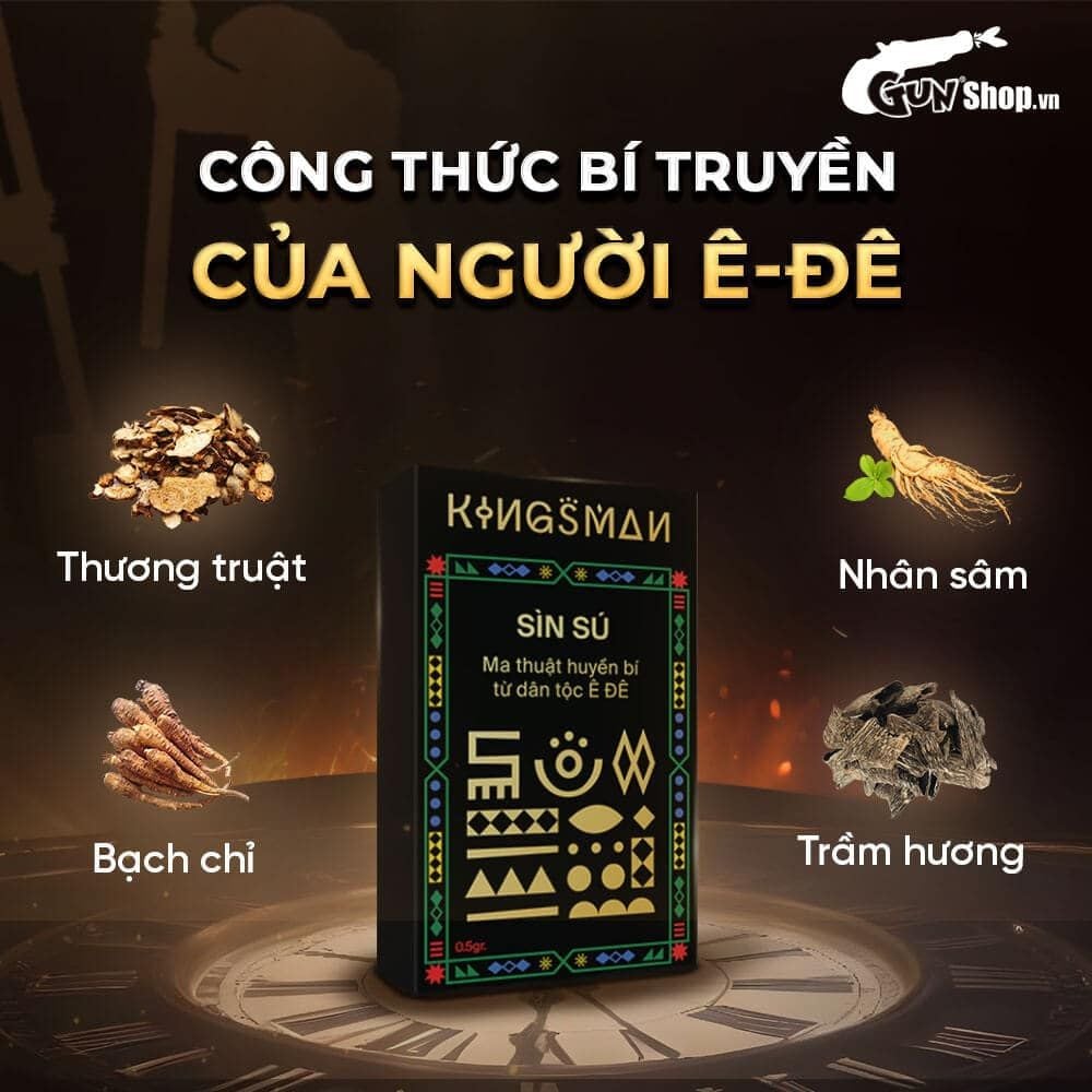 Bột sìn sú Kingsman kéo dài thời gian - Gói 0.5gr