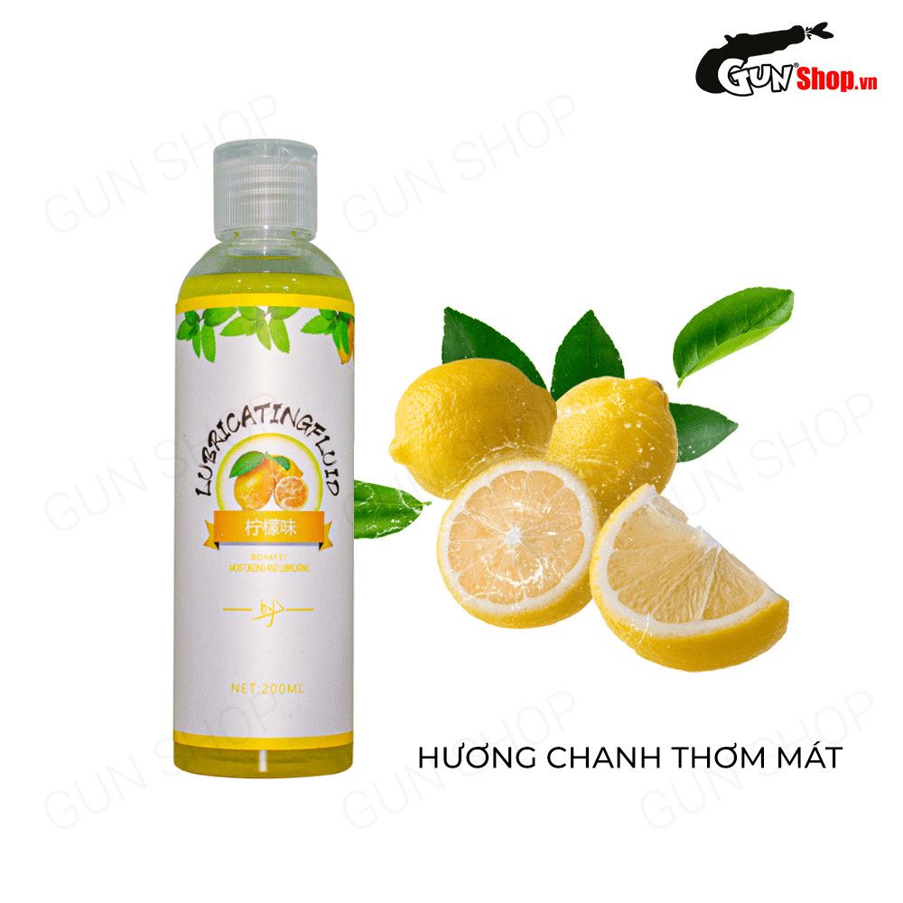 Gel bôi trơn hương chanh Boyafei Lemon - Chai 200ml