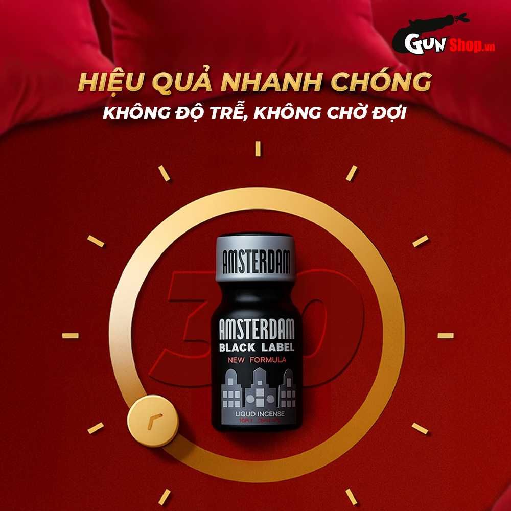 Chai hít tăng khoái cảm Popper PWD USA Amsterdam Grey - Chai 10ml