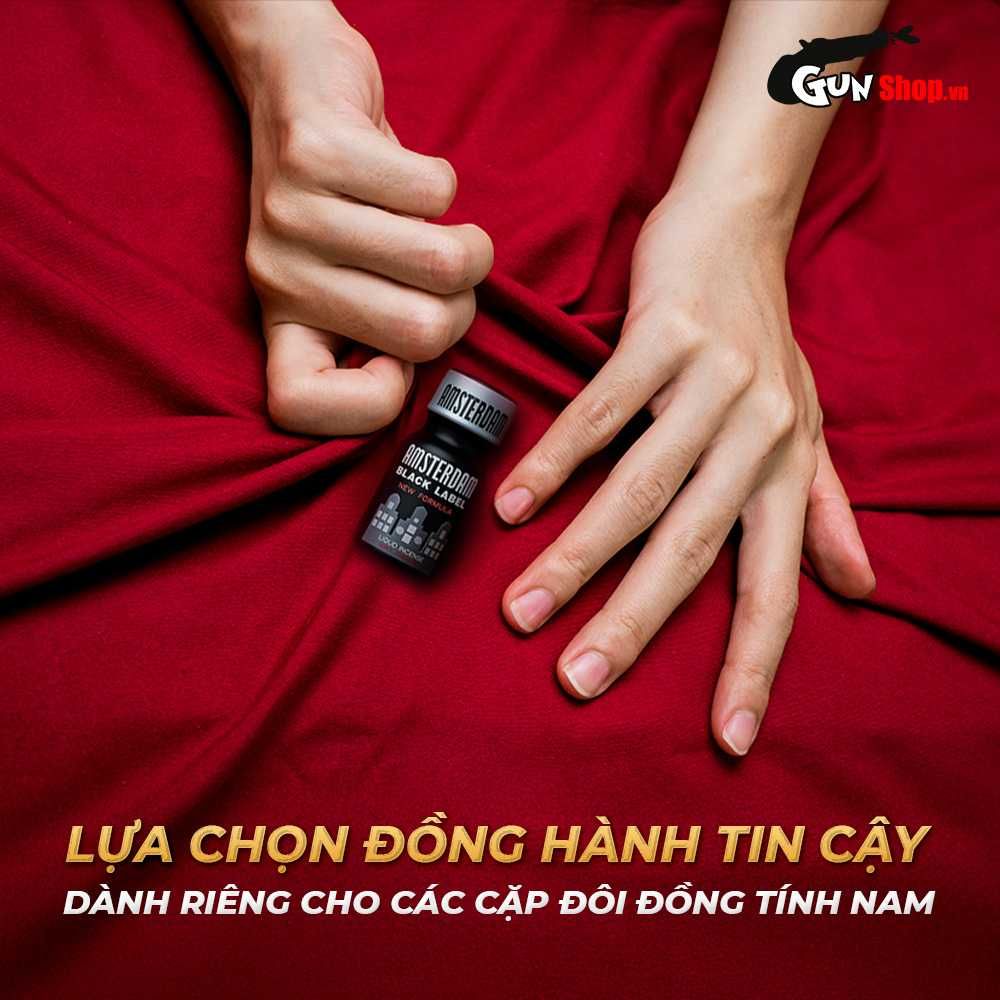 Chai hít tăng khoái cảm Popper PWD USA Amsterdam Grey - Chai 10ml