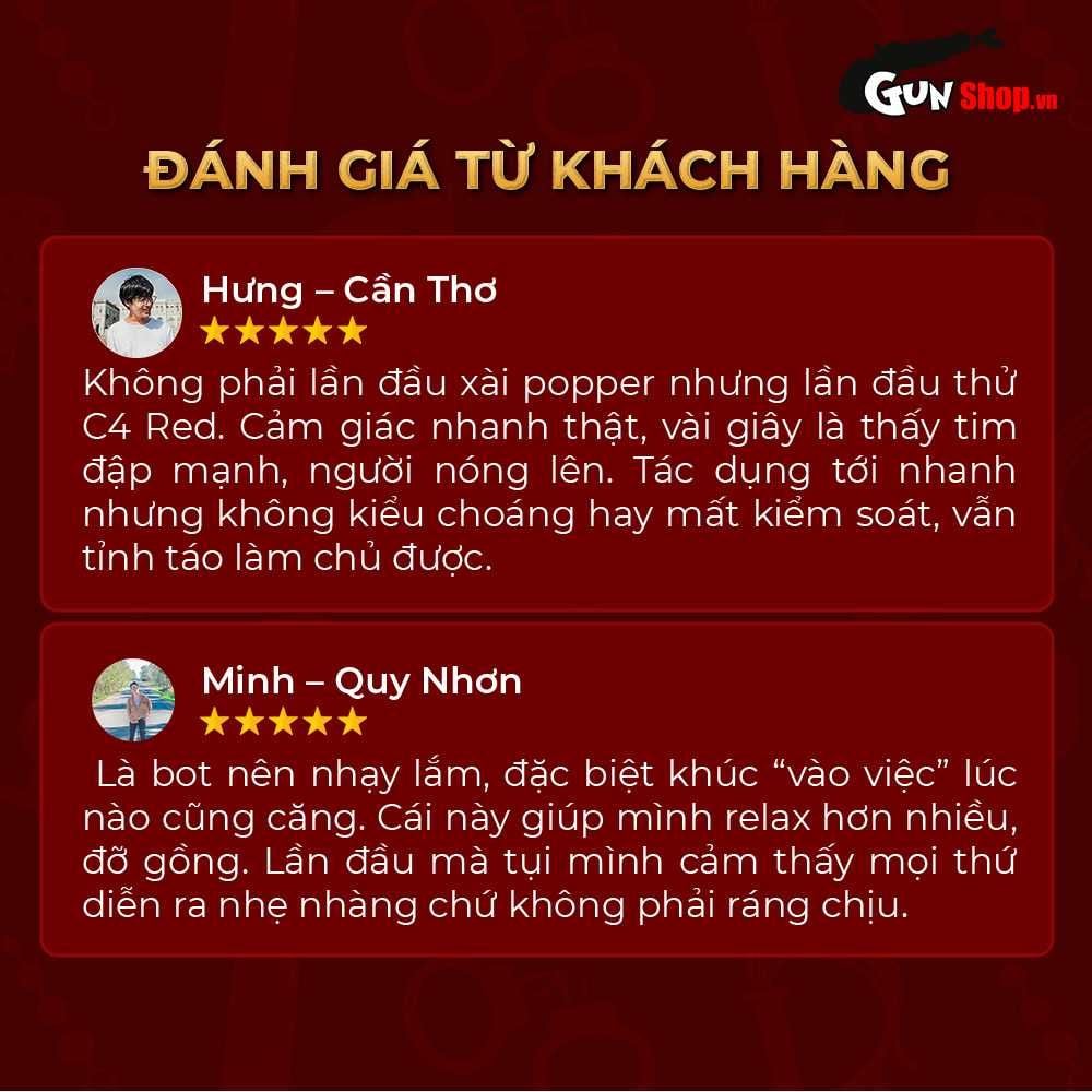 Chai hít tăng khoái cảm Popper PWD USA C4 Red - Chai 30ml