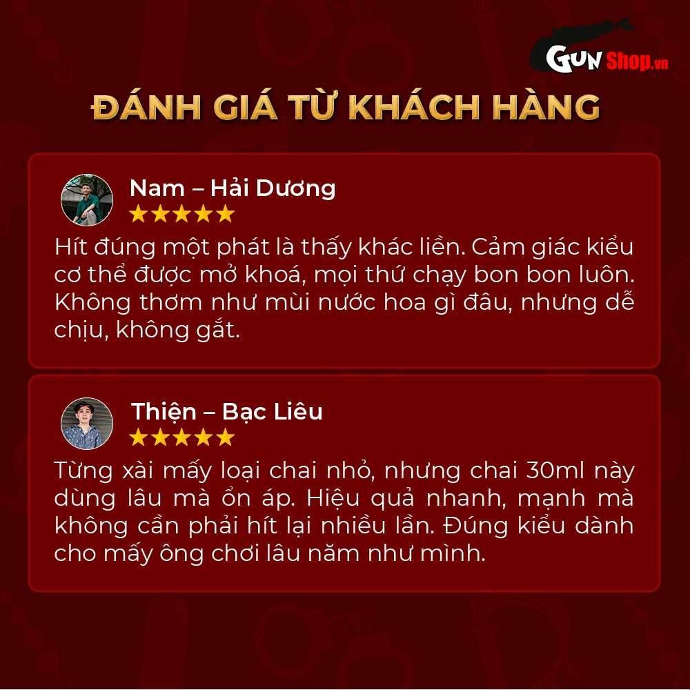 Chai hít tăng khoái cảm Popper PWD USA C4 Red - Chai 30ml