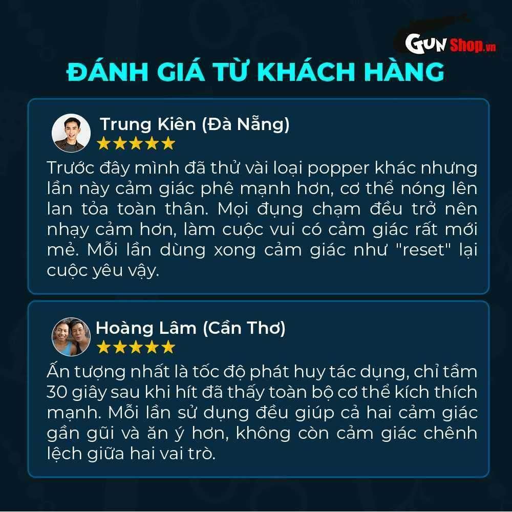 Chai hít tăng khoái cảm Popper PWD USA C4 Black Yellow - Chai 30ml