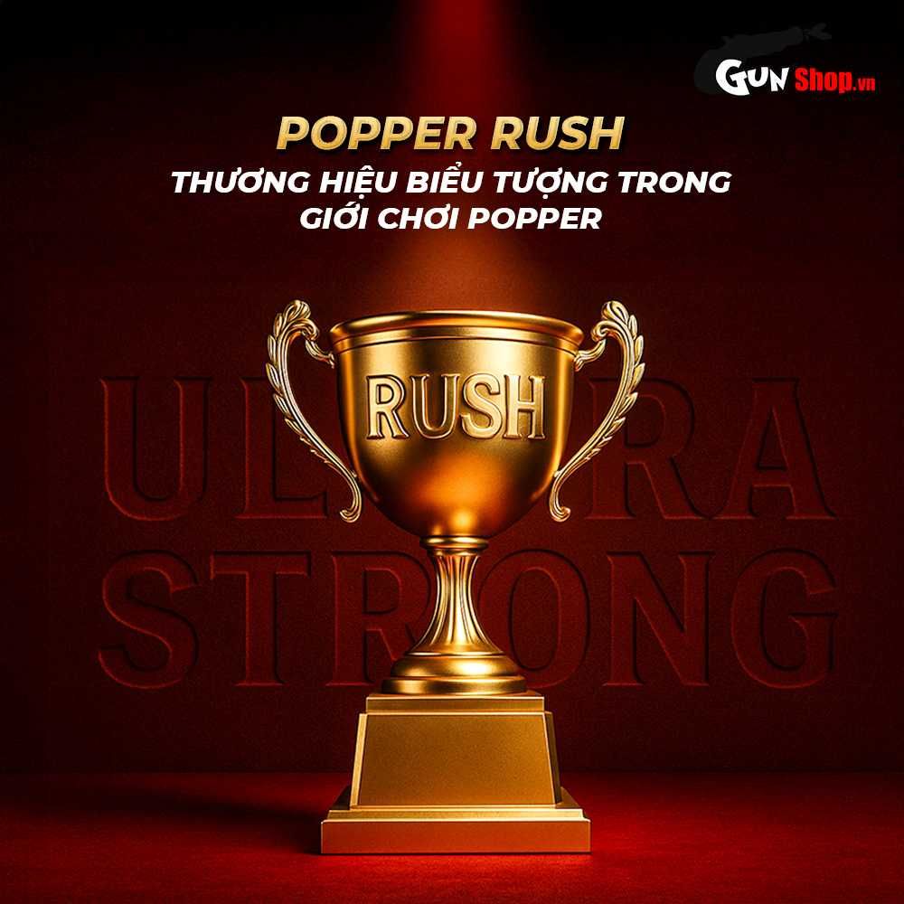 Chai hít tăng khoái cảm Popper PWD USA Rush Ultra Strong Red - Chai 10ml