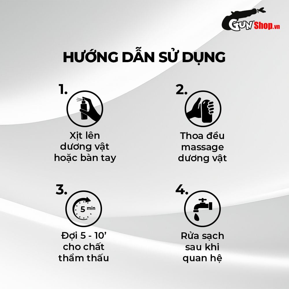 Chai xịt HongKong Peineili kéo dài thời gian - Chai 15ml