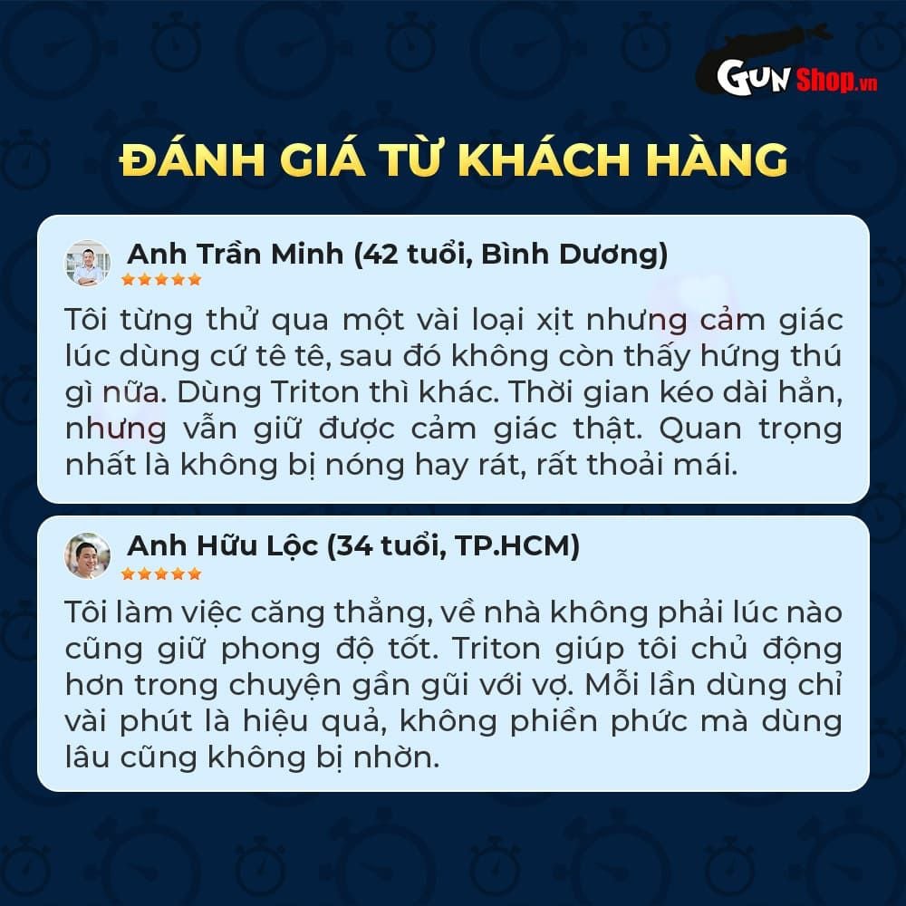 Chai xịt Powergra Triton kéo dài thời gian - Chai 30ml