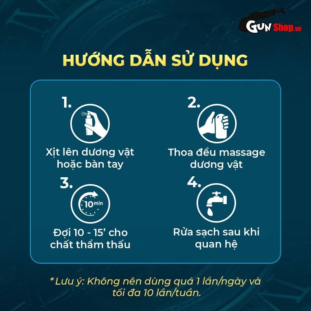 Chai xịt Stud 100 kéo dài thời gian - Chai 13ml