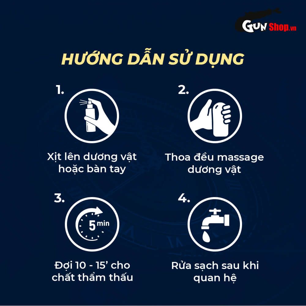 Chai xịt Playboy kéo dài thời gian - Chai 5ml