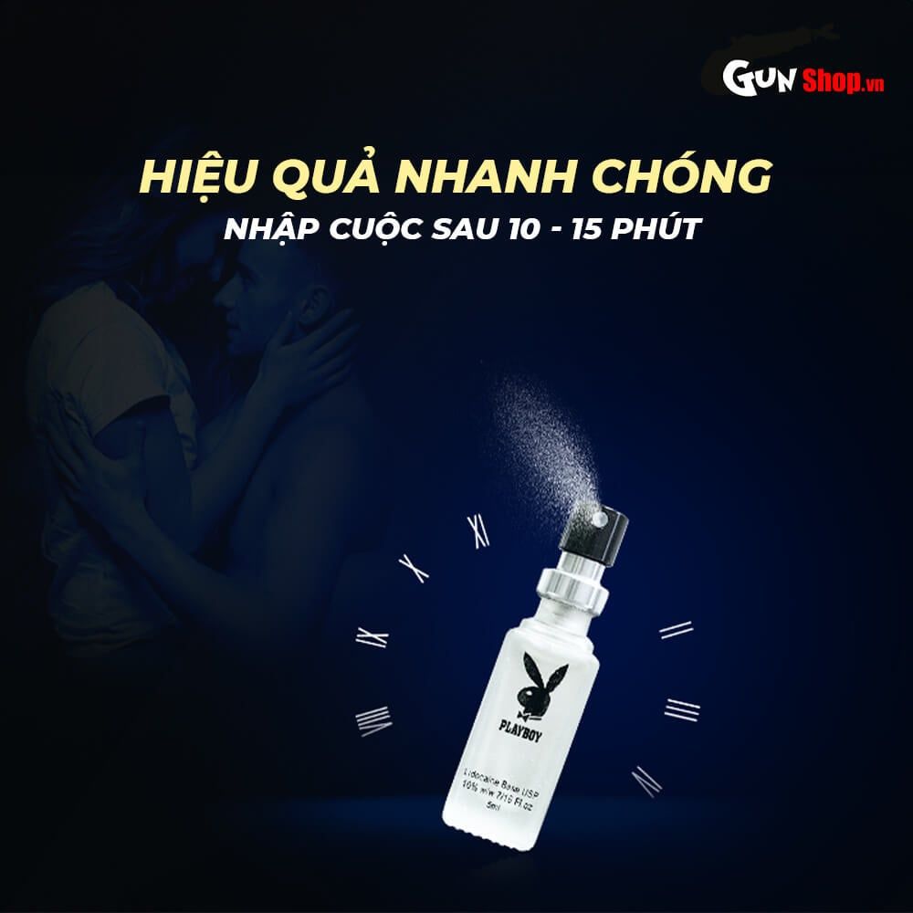 Chai xịt Playboy kéo dài thời gian - Chai 5ml