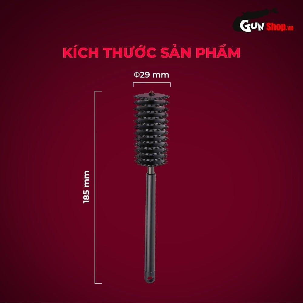 Cọ lăn gai BDSM Chisa Sins Inquisition 12 Row Spiky Pinwheel