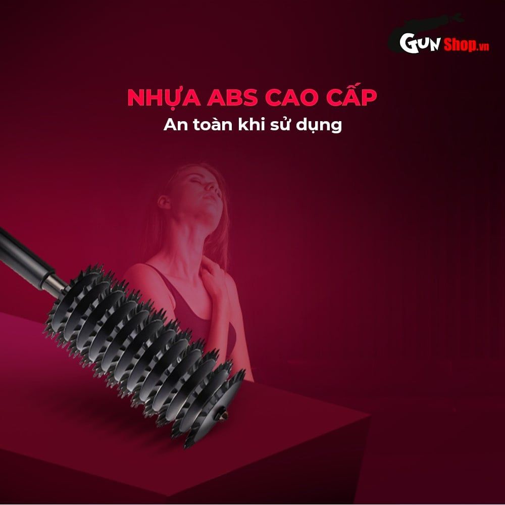 Cọ lăn gai BDSM Chisa Sins Inquisition 12 Row Spiky Pinwheel