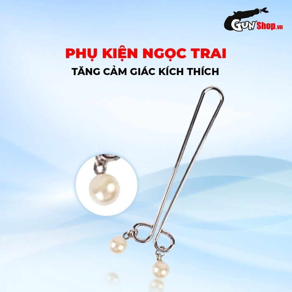 Kẹp vú kích thích đầu ti Chisa Senuelo Fetish Fantasy Pearl Nipple Clamps