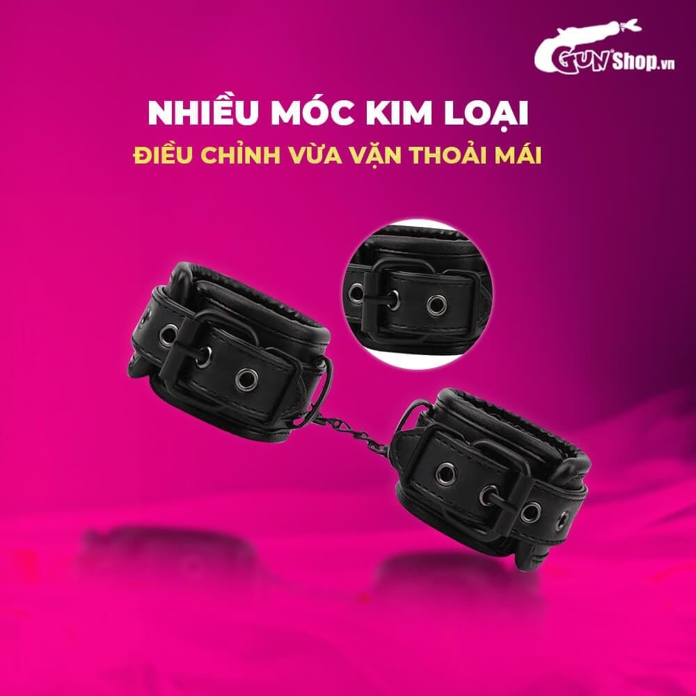 Còng tay Chisa Fierce Euphoria Deluxe Wrist Restraint Cuffs