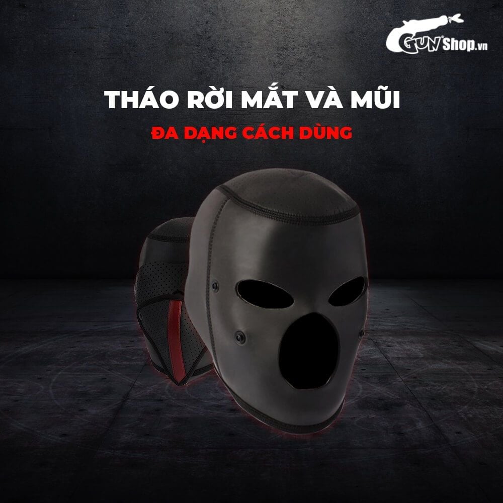 Mặt nạ BDSM Chisa Sins Inquisition Full-face Bondage Hood