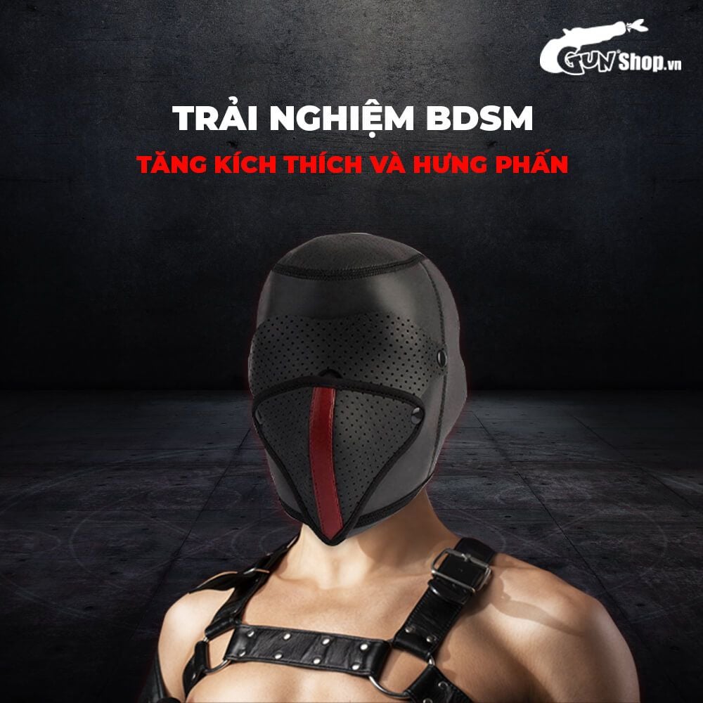 Mặt nạ BDSM Chisa Sins Inquisition Full-face Bondage Hood