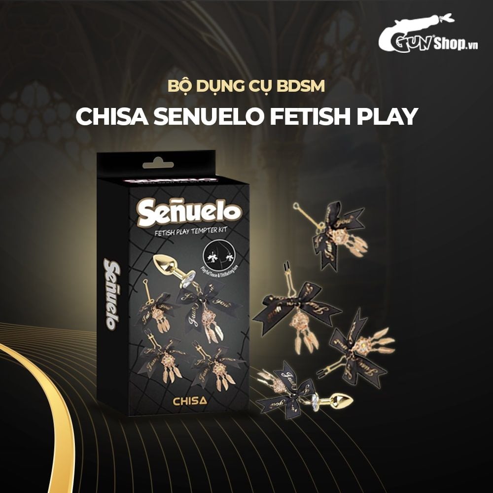 Bộ dụng cụ hỗ trợ tình dục BDSM Chisa Senuelo Fetish Play Tempter Kit