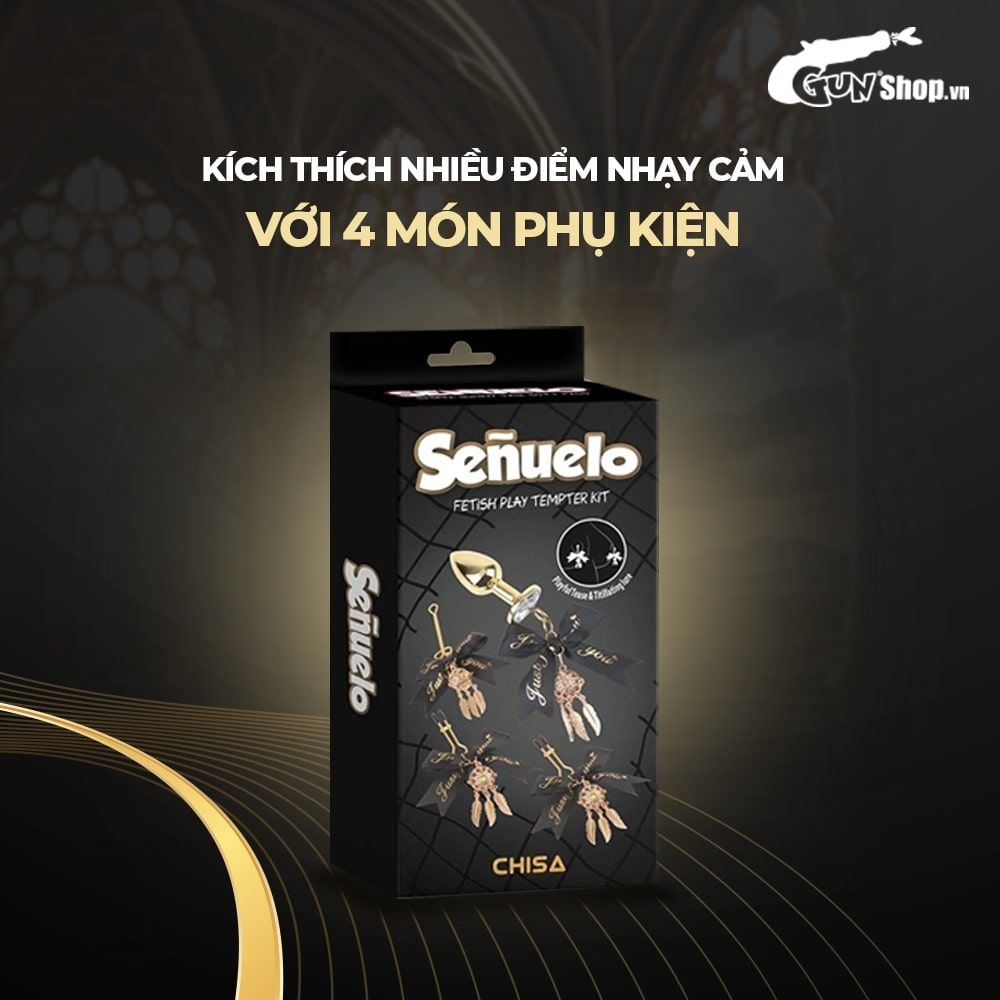 Bộ dụng cụ hỗ trợ tình dục BDSM Chisa Senuelo Fetish Play Tempter Kit