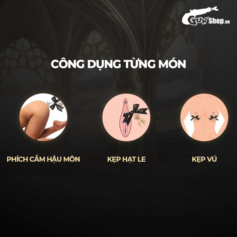 Bộ dụng cụ hỗ trợ tình dục BDSM Chisa Senuelo Fetish Play Tempter Kit