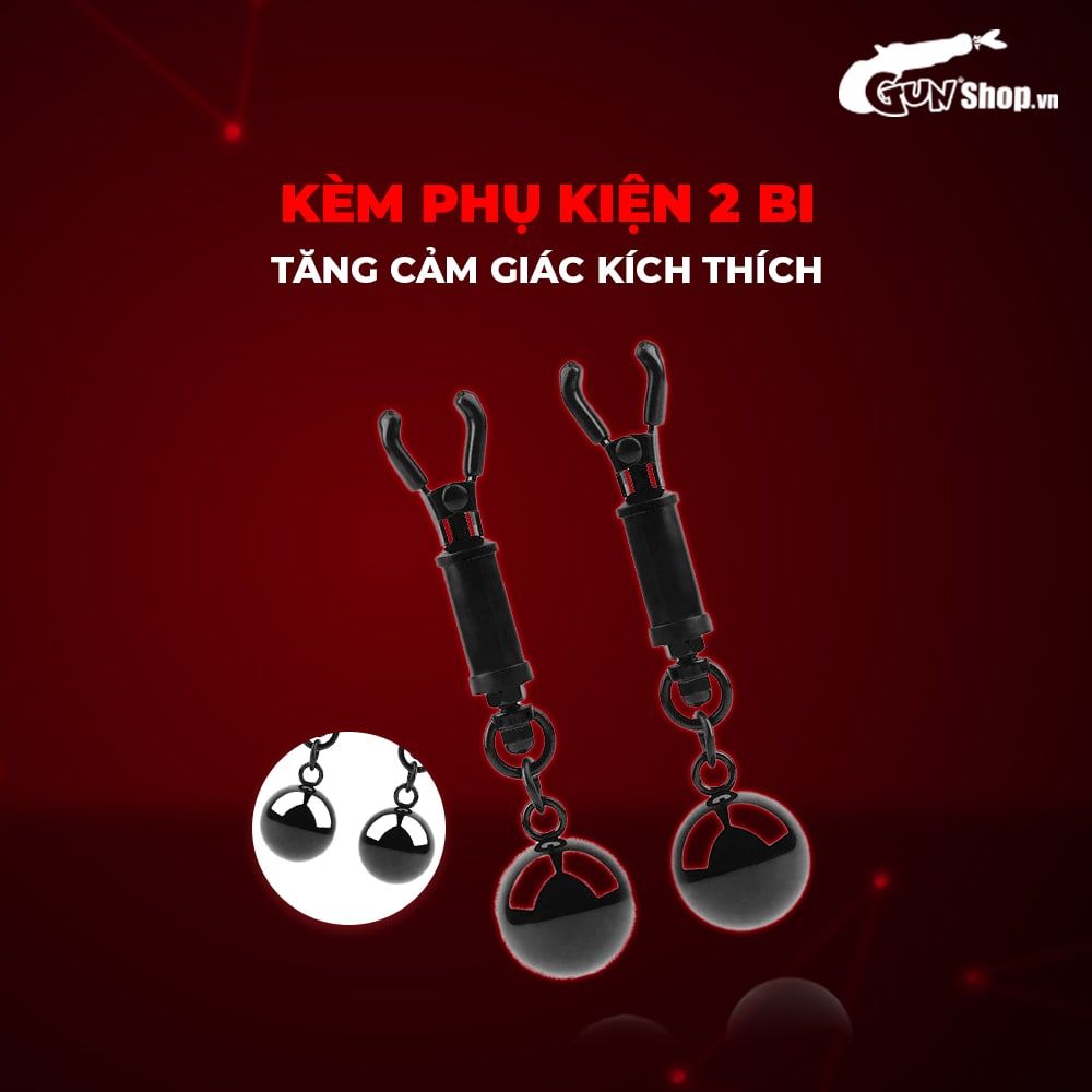 Kẹp vú kích thích đầu ti Chisa Sins Inquisition Playful Weighted Nipple Clamps