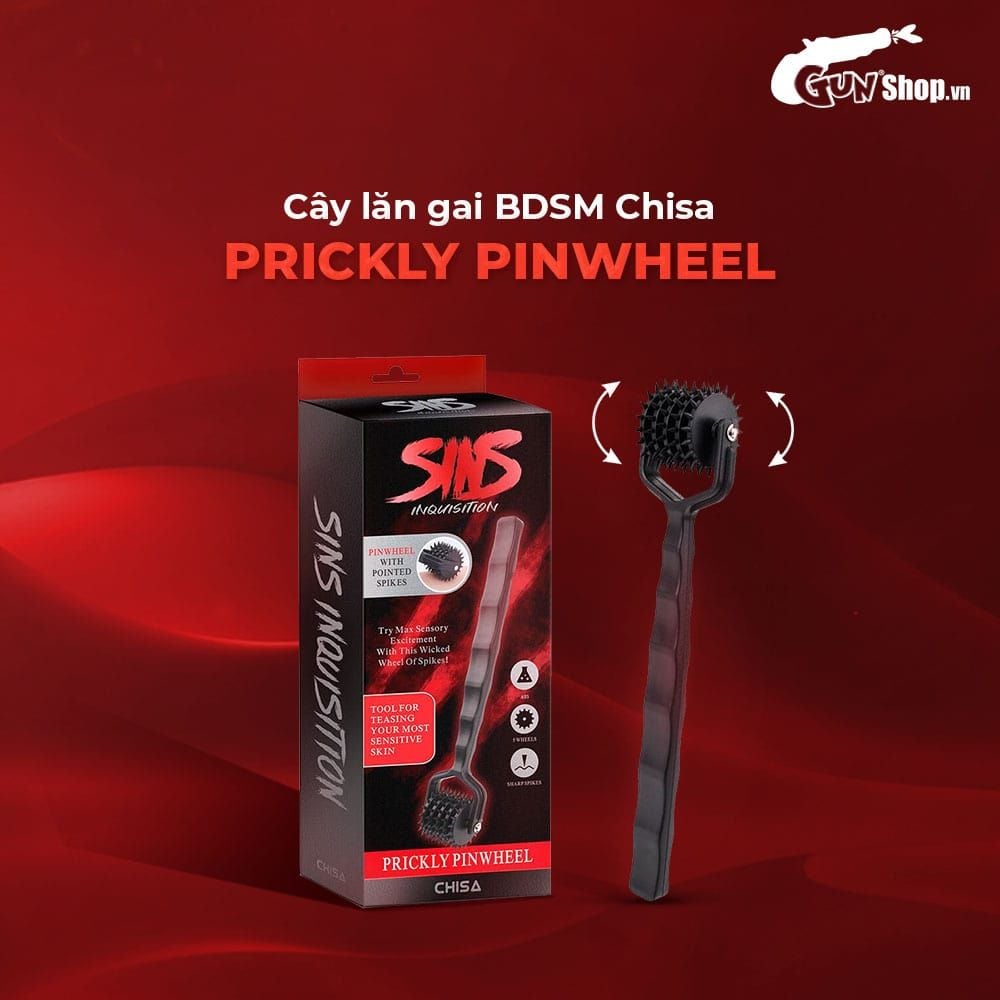 Cọ lăn gai BDSM Chisa Sins Inquisition Prickly Pinwheel