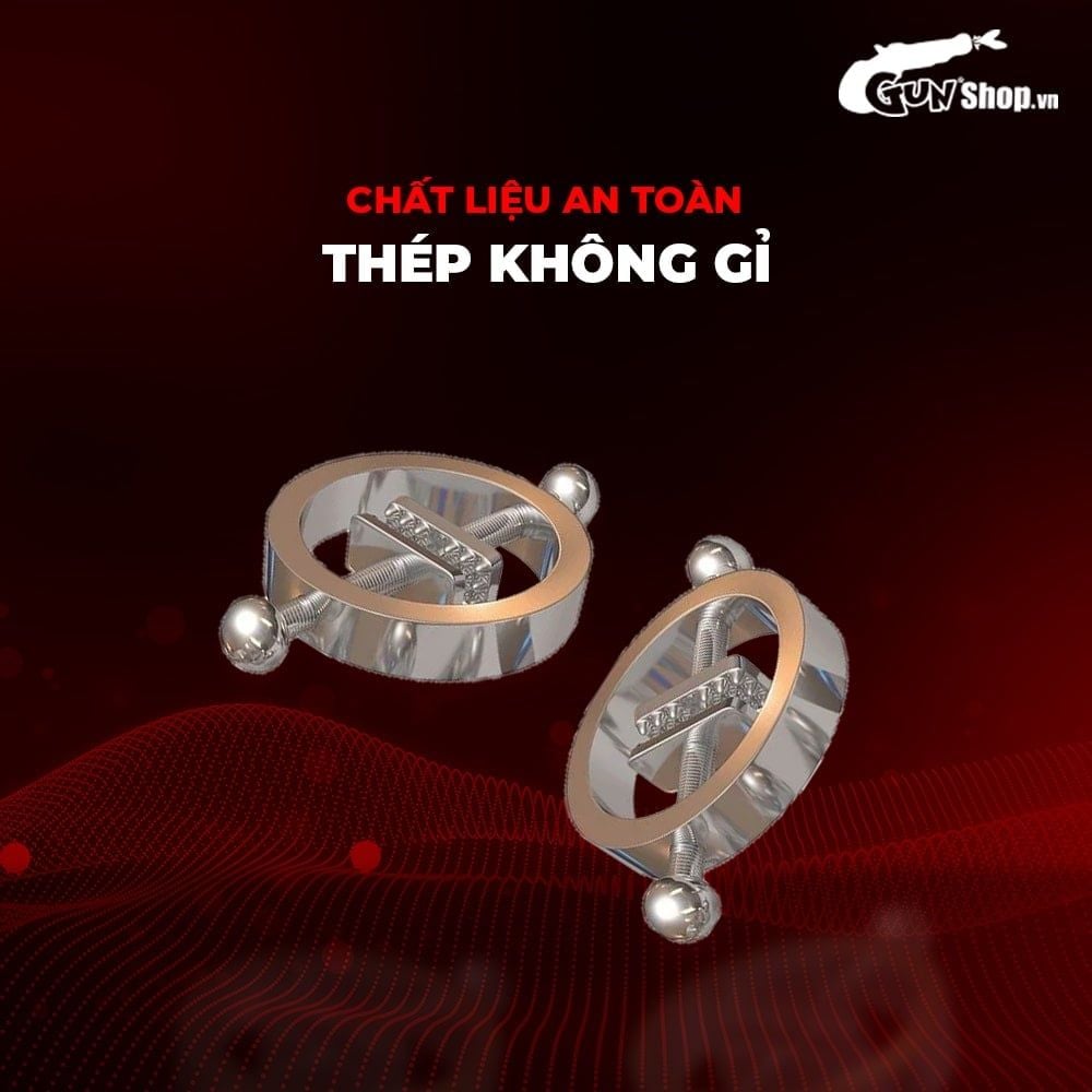 Kẹp vú kích thích đầu ti Chisa Sins Inquisition Teeth Bite Nipple Clamps