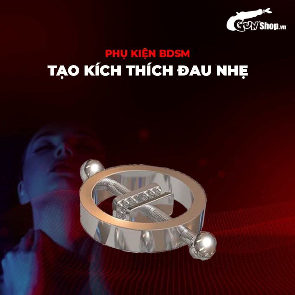 Kẹp vú kích thích đầu ti Chisa Sins Inquisition Teeth Bite Nipple Clamps