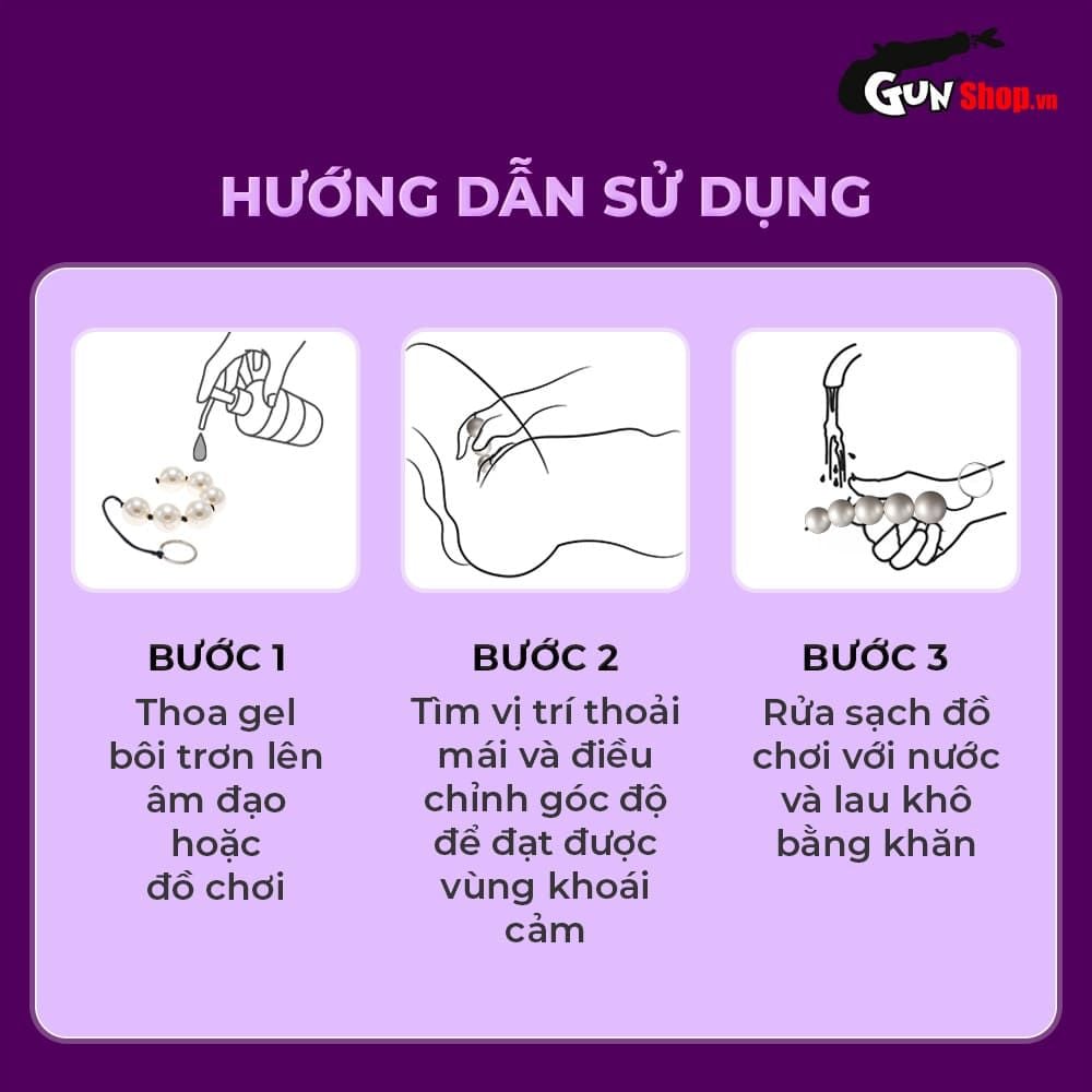 Chuỗi ngọc trai kích thích hậu môn Shelly Play Pearl