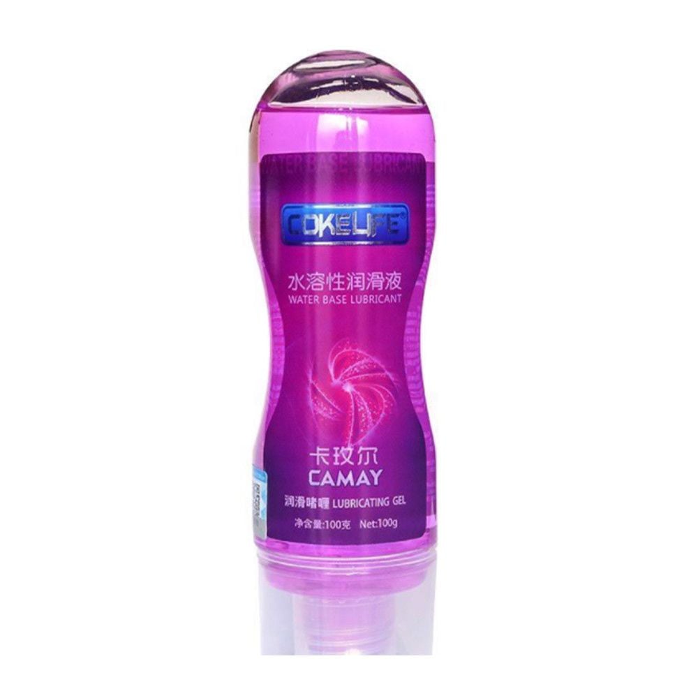 Gel bôi trơn massage hương camay Cokelife tím - Chai 100ml