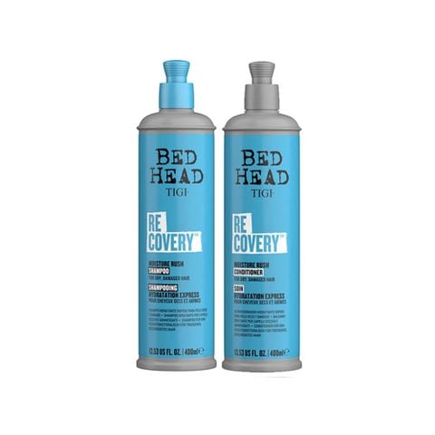 Dầu gội xả Tigi Bed Head Recovery Dưỡng ẩm dành cho tóc khô - Chai 400ml