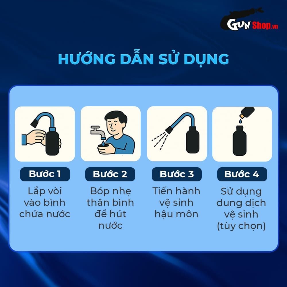 Dụng cụ vệ sinh hậu môn Shelly Play Nest A