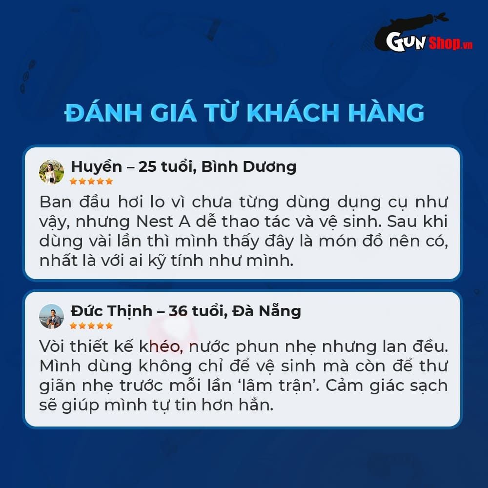 Dụng cụ vệ sinh hậu môn Shelly Play Nest A