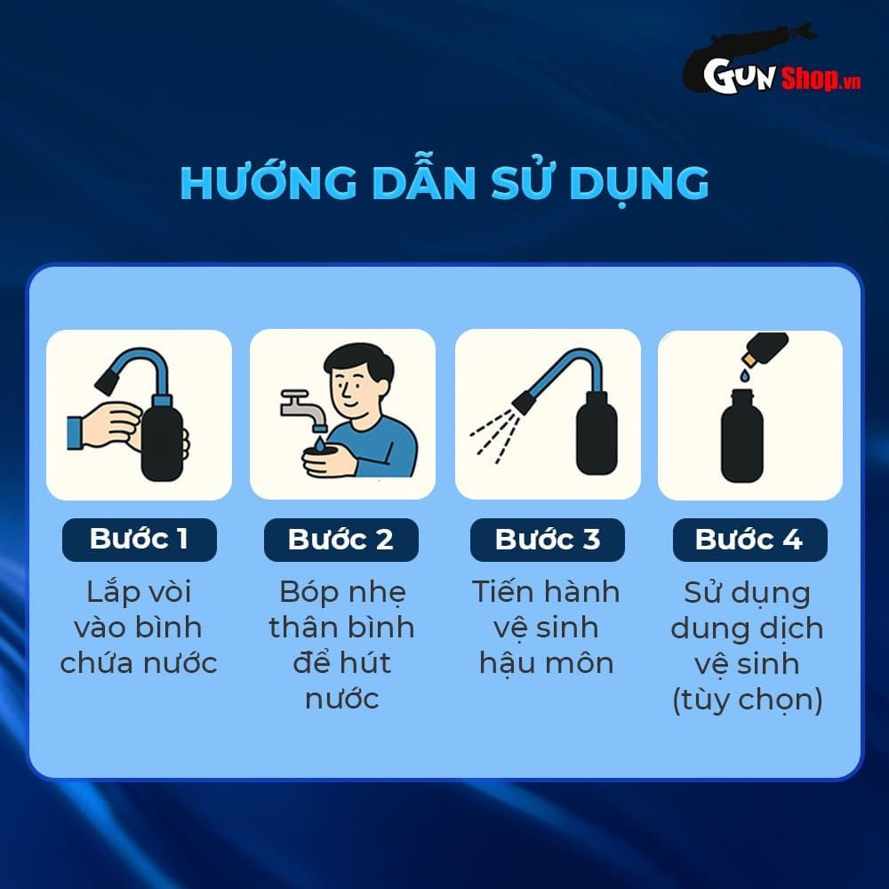Dụng cụ vệ sinh hậu môn Shelly Play Nest E