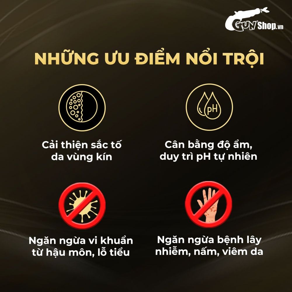 Dung dịch vệ sinh nam dạng bọt, hương thơm nam tính Shell Masculine Scents - 100ml