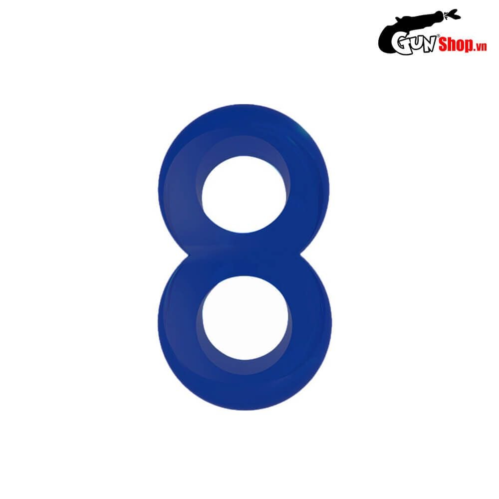Vòng đeo kéo dài thời gian Chisa Duo Cock 8 Ball Ring - Blue