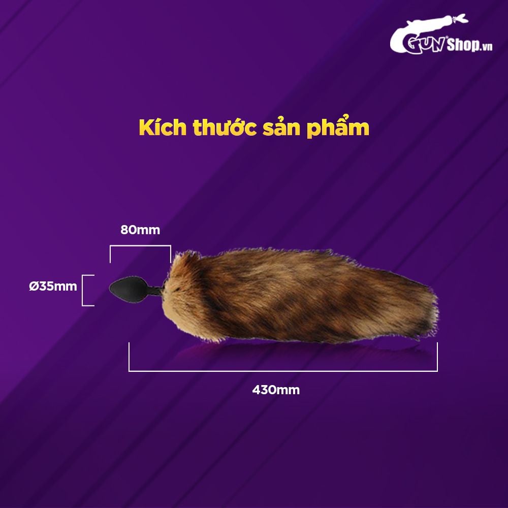 Đuôi cáo gắn hậu môn Chisa Fierce Euphoria Fuffy Anal Plug