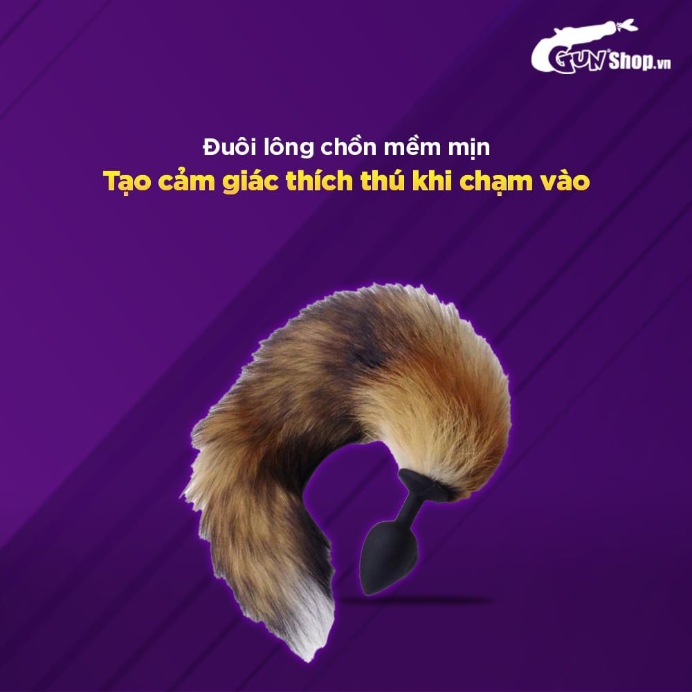 Đuôi cáo gắn hậu môn Chisa Fierce Euphoria Fuffy Anal Plug