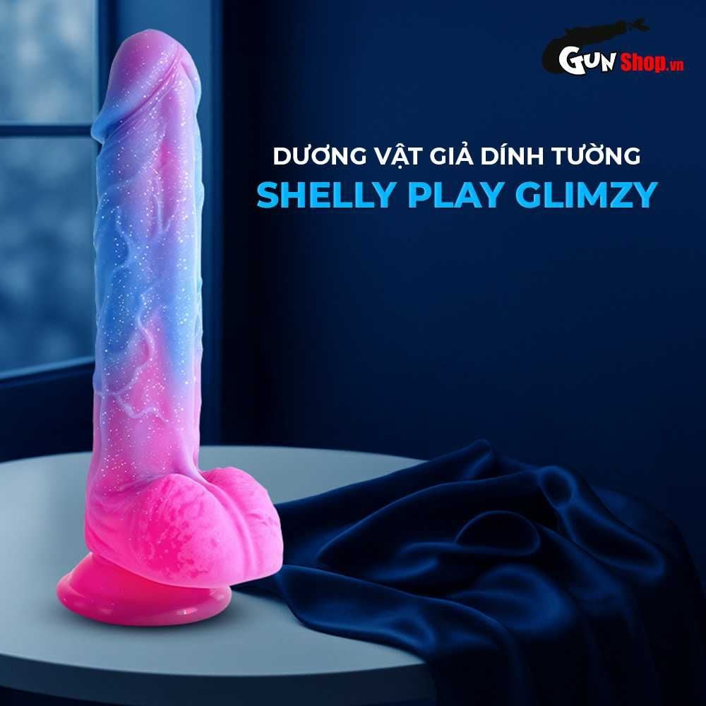 Dương vật giả dính tường Shelly Play Glimzy 17cm