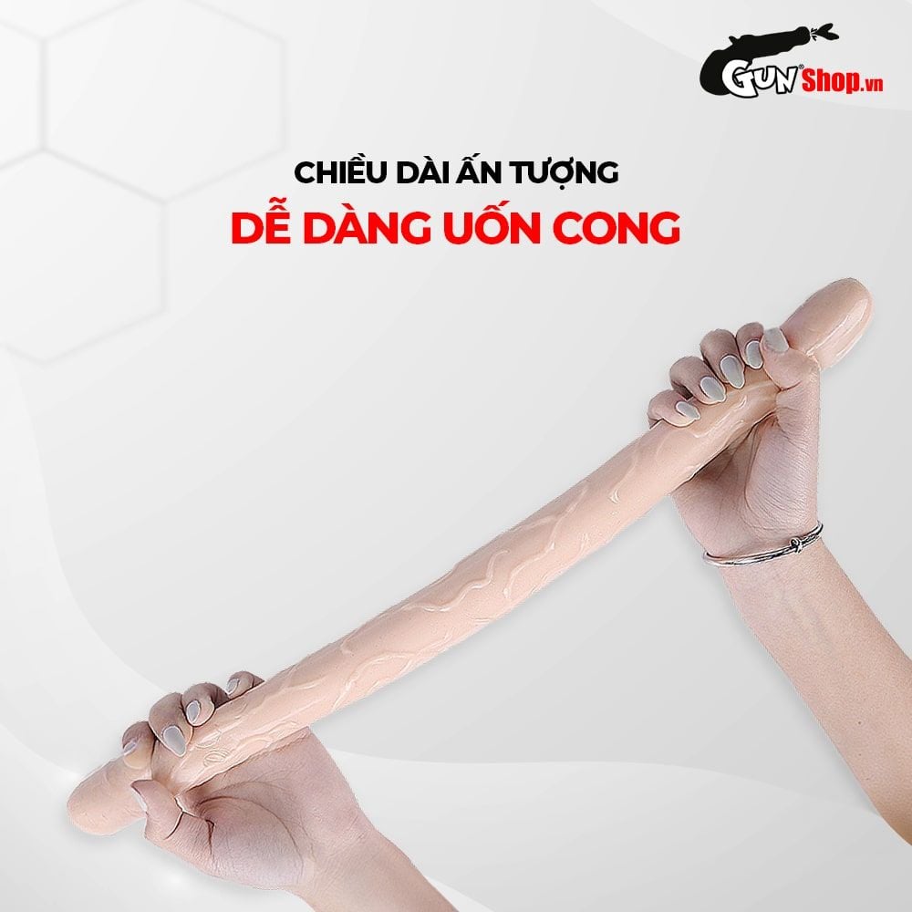 Dương vật giả 2 đầu Chisa Hi Basic Flexible Dong