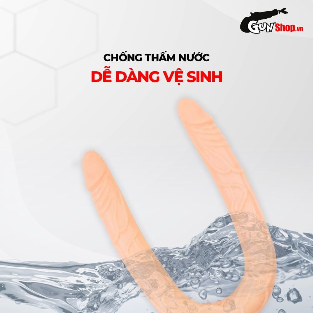 Dương vật giả 2 đầu Chisa Hi Basic Flexible Dong