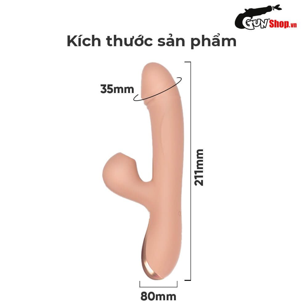 Dương vật giả đa năng Leten Thrusting Vibrator