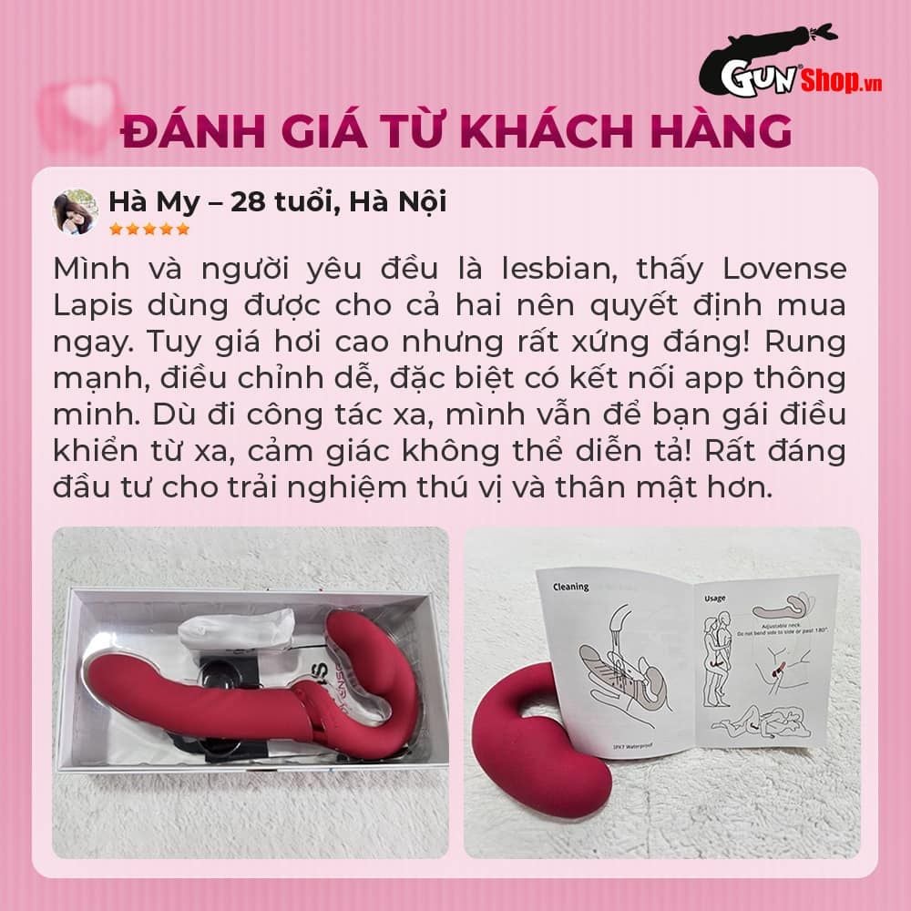 Dương vật giả 2 đầu Lovense Lapis