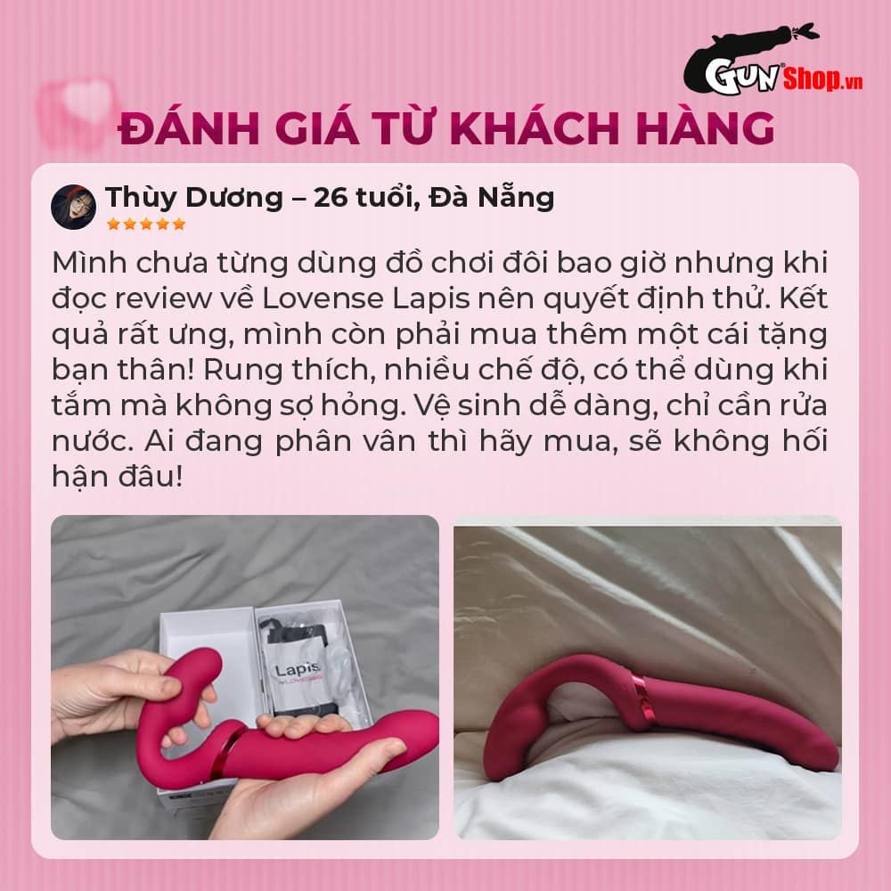 Dương vật giả 2 đầu Lovense Lapis