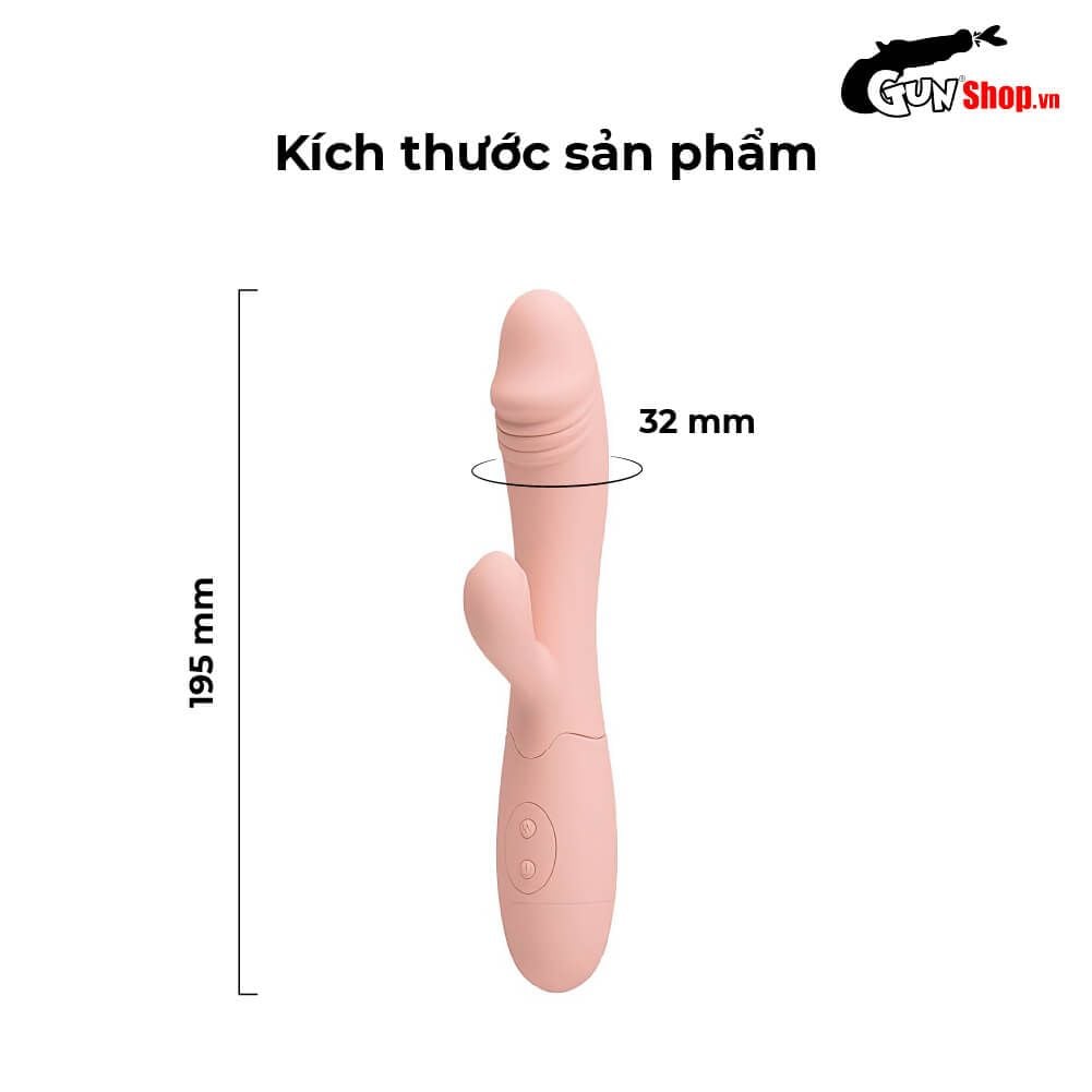 Dương vật giả Pretty Love Snappy sạc