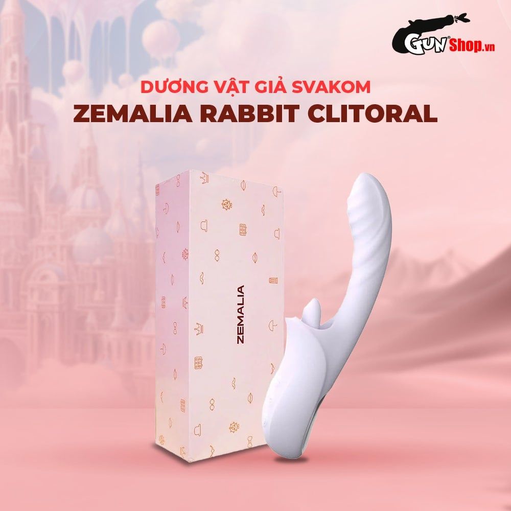 Dương vật giả đa năng Svakom Zemalia Rabbit Clitoral