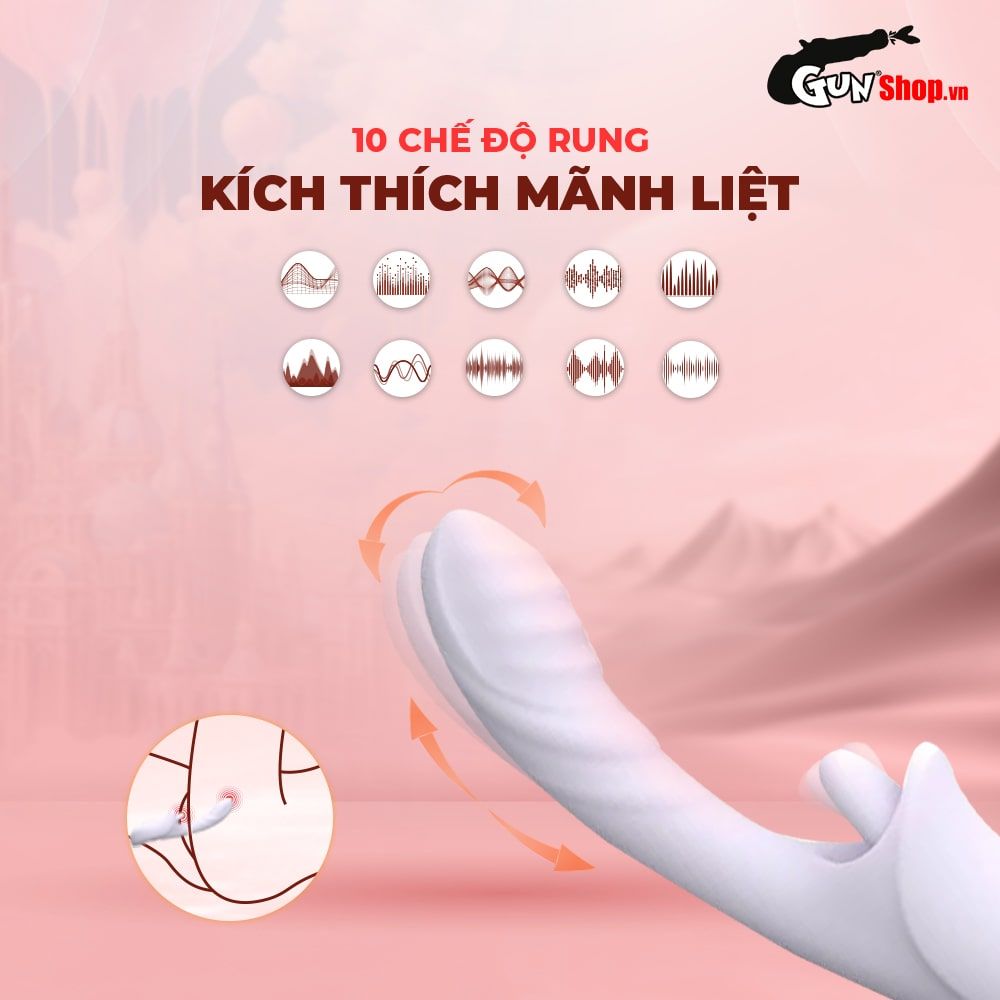 Dương vật giả đa năng Svakom Zemalia Rabbit Clitoral