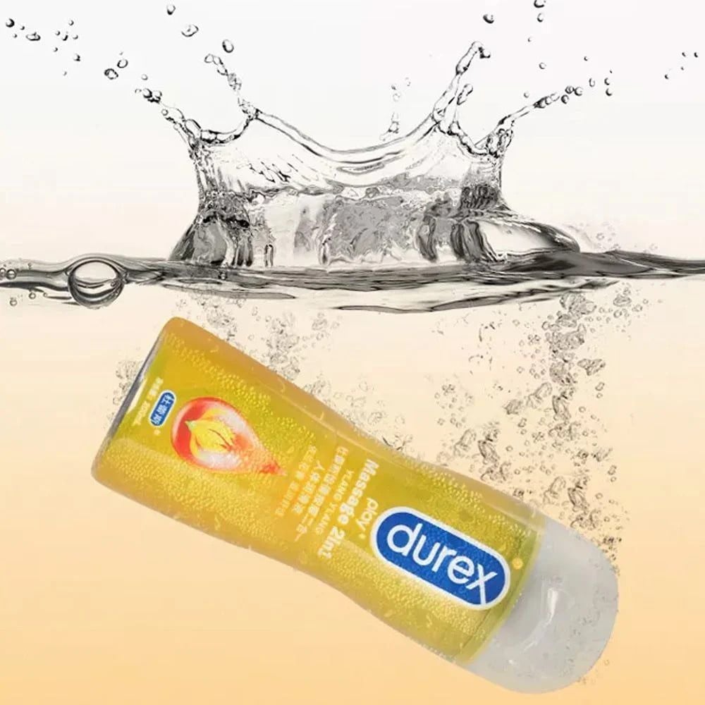 Gel bôi trơn massage hương hoa ngọc lan tây Durex Play Ylang Ylang - Chai 200ml