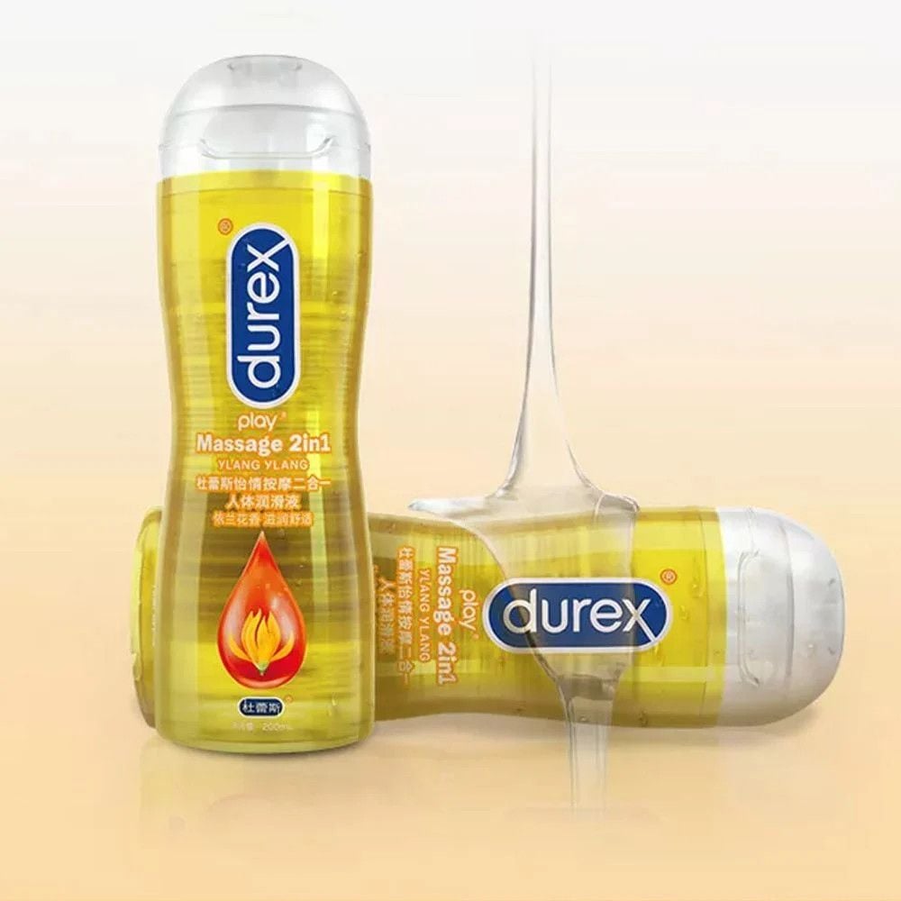Gel bôi trơn massage hương hoa ngọc lan tây Durex Play Ylang Ylang - Chai 200ml