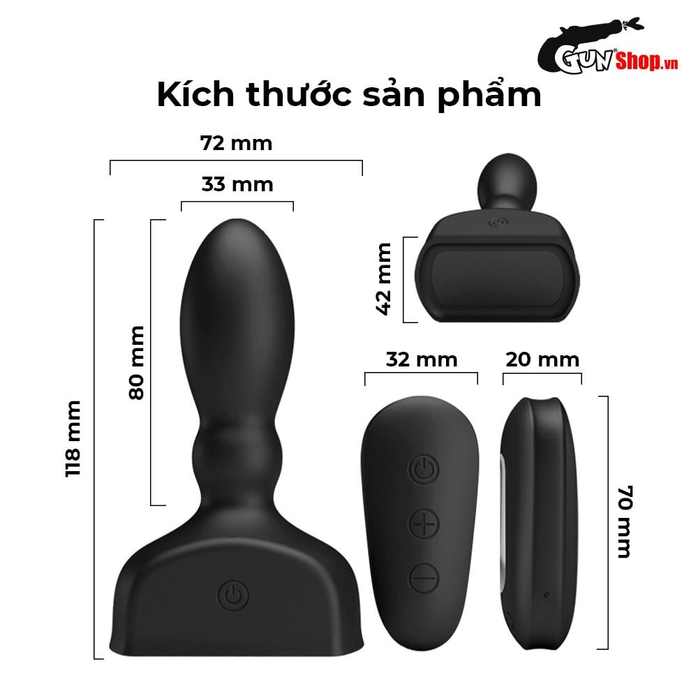 Trứng rung hậu môn Mr.Play Anal Plug