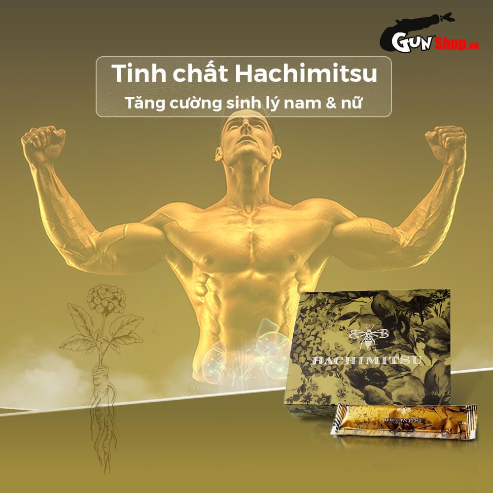 Tinh chất Hachimitsu - Tăng cường sinh lý nam & nữ - 1 gói